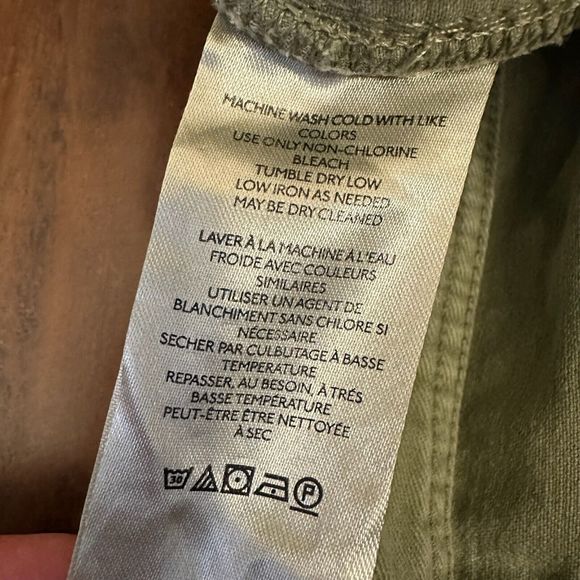 FREE PEOPLE WE THE FREE Maggie Mid Rise Straight Leg Jeans in Sage Green - Picture 10 of 12